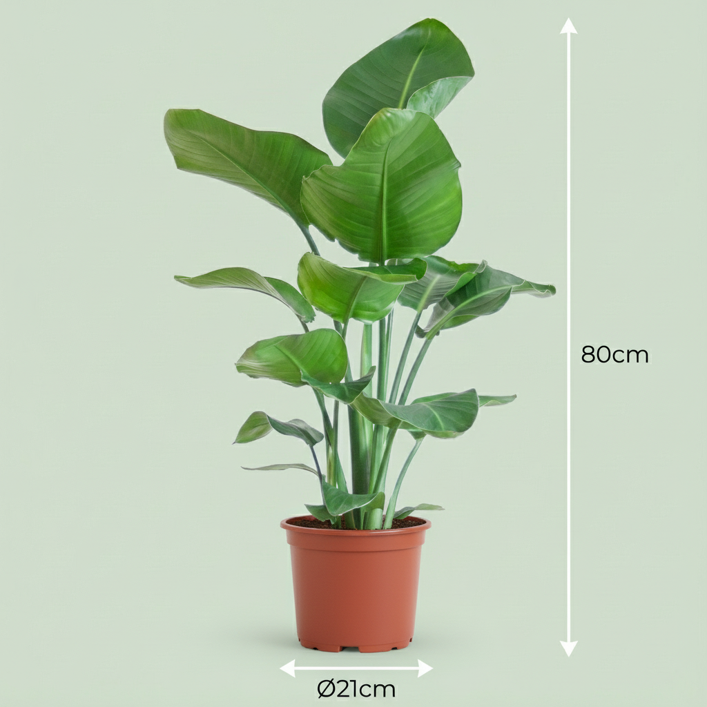 Strelitzia Nicolai – Arbre oiseau de paradis | Pot 19 cm, Hauteur 90 cm