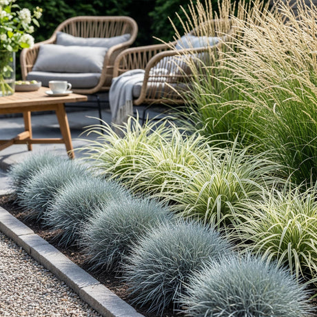 Entretien - Graminées Ornementales (Festuca glauca, carex oshimensis, stipa tenuissima) : Guide pratique - La Green Touch