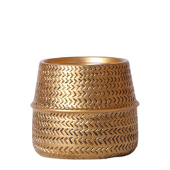 Vaso dourado - Ø9cm
