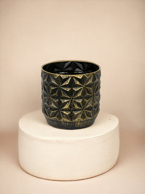 Vaso Preto Brilhante D12