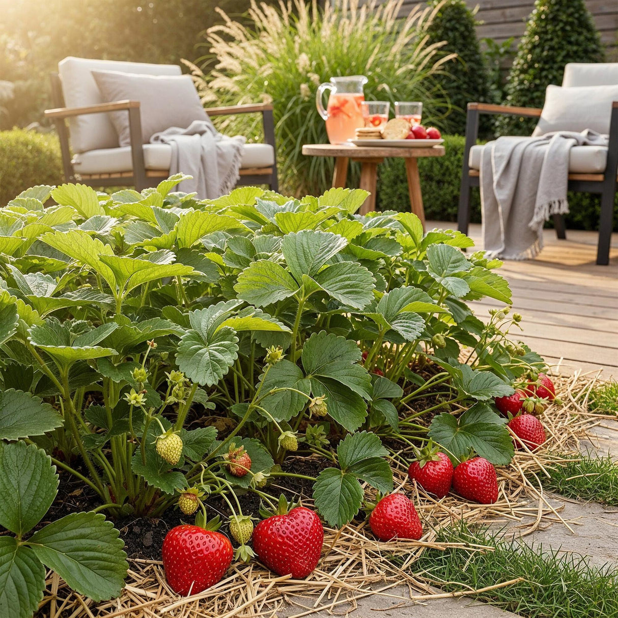 Livraison plante Fraisier Fragaria Elvira – Lot de 3 – Pot 9 cm