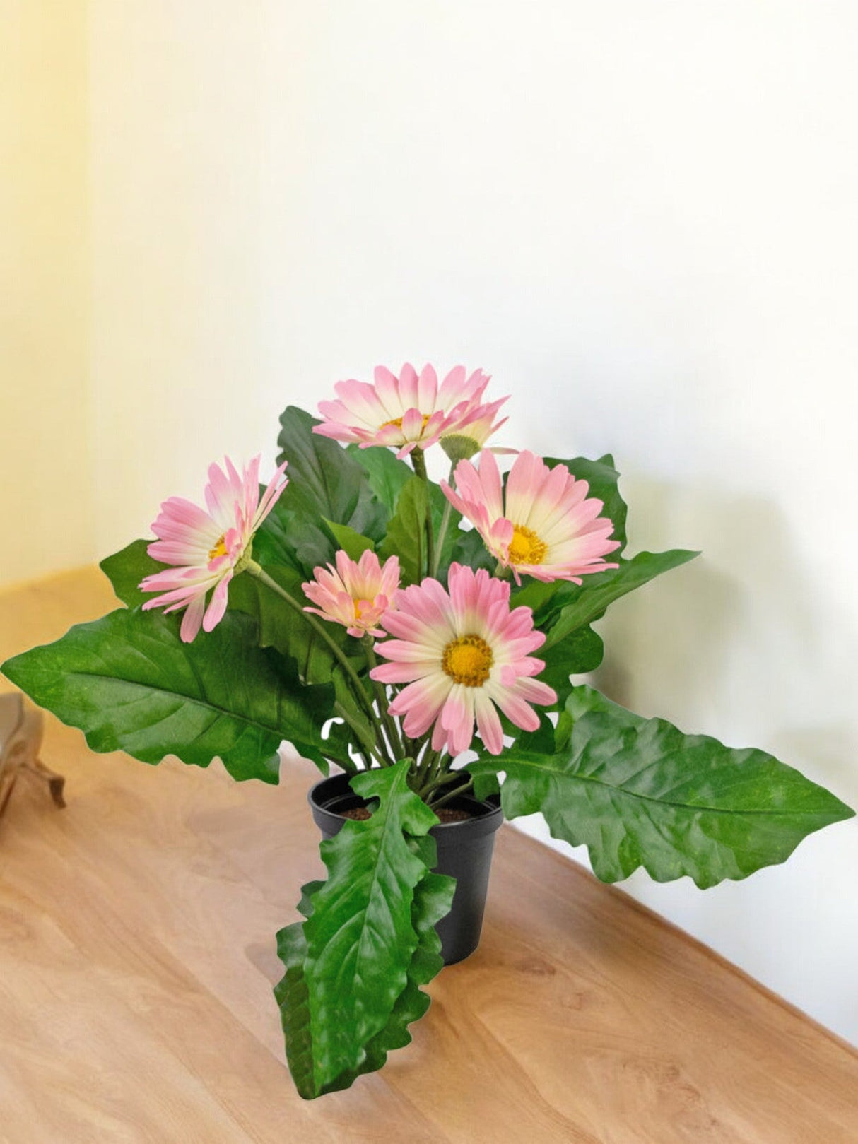 Livraison plante Gerbera artificiel rose