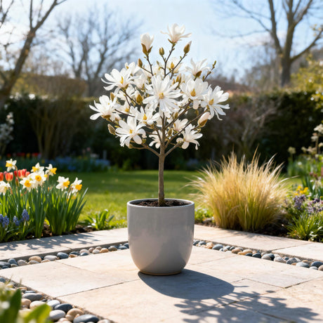 Livraison plante Magnolia stellata – Lot de 1 – Pot 19 cm – Hauteur 90 cm
