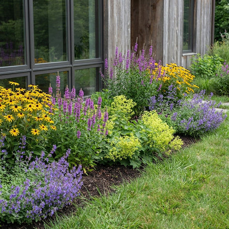 Pack Massif Soleil & Mi-Ombre Jaune & Violet - 30 plantes — photo 2