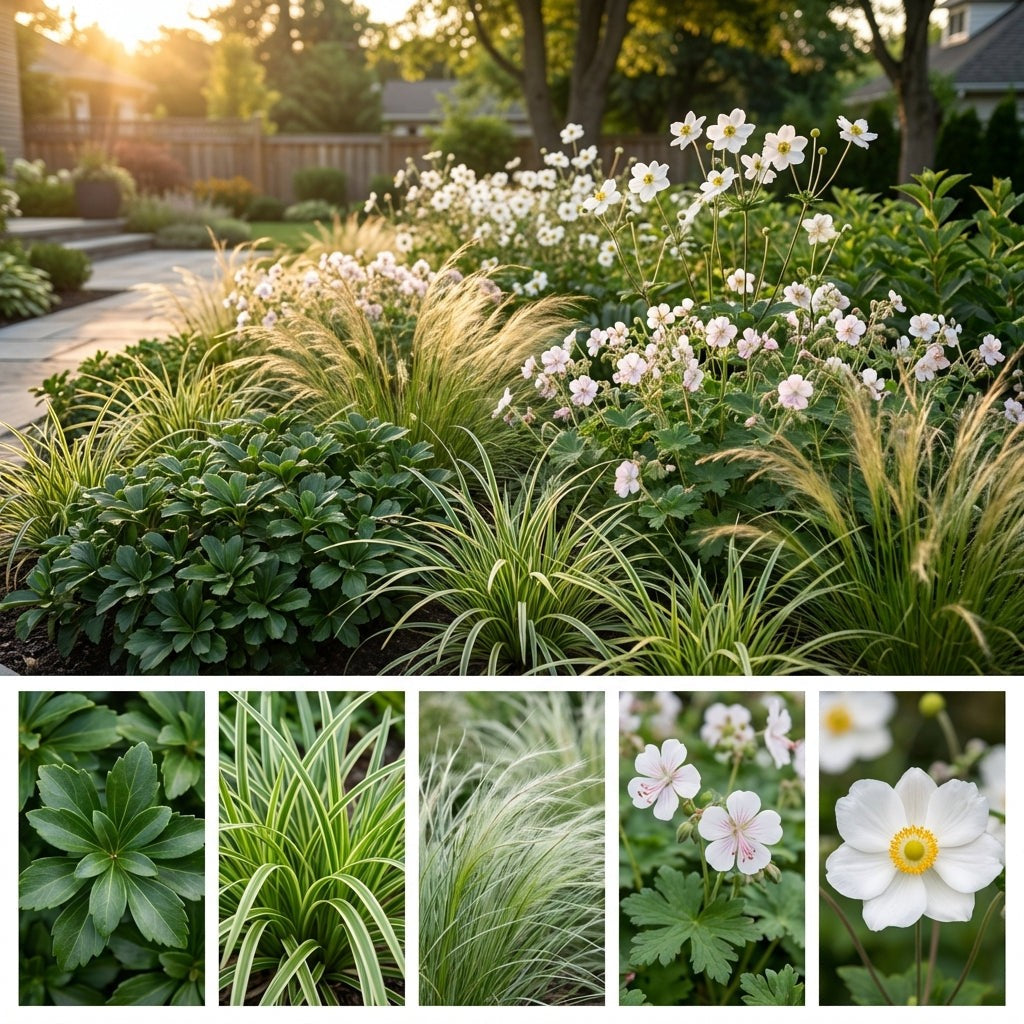 Pack Massif Soleil & Mi-Ombre Rose & Blanc (Pachysandre Du Japon) - 30 plantes #3 — photo 3