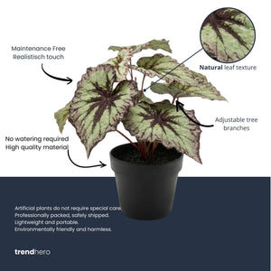 Begonia plante artificielle