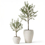 Kunst Olijfboom en pot plante artificielle
