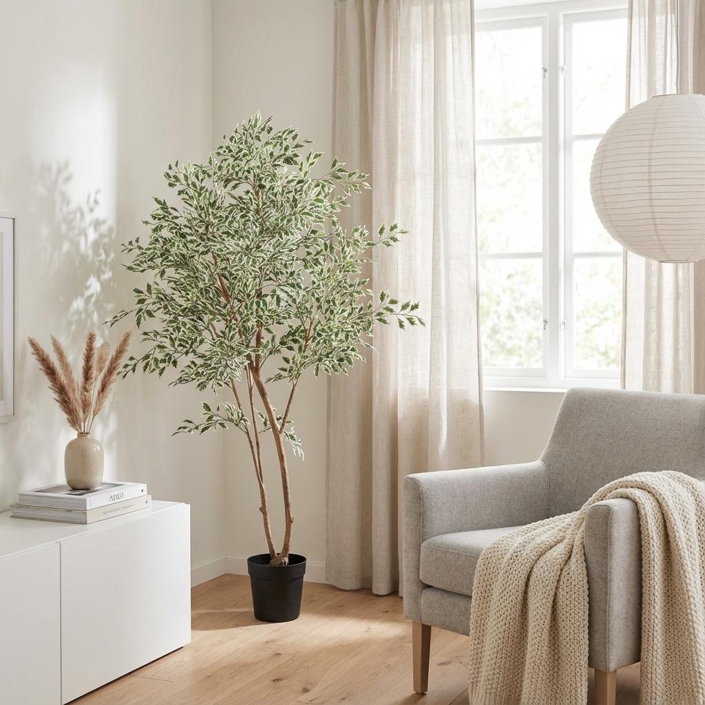 Ficus Benjamina Variegata plante artificielle