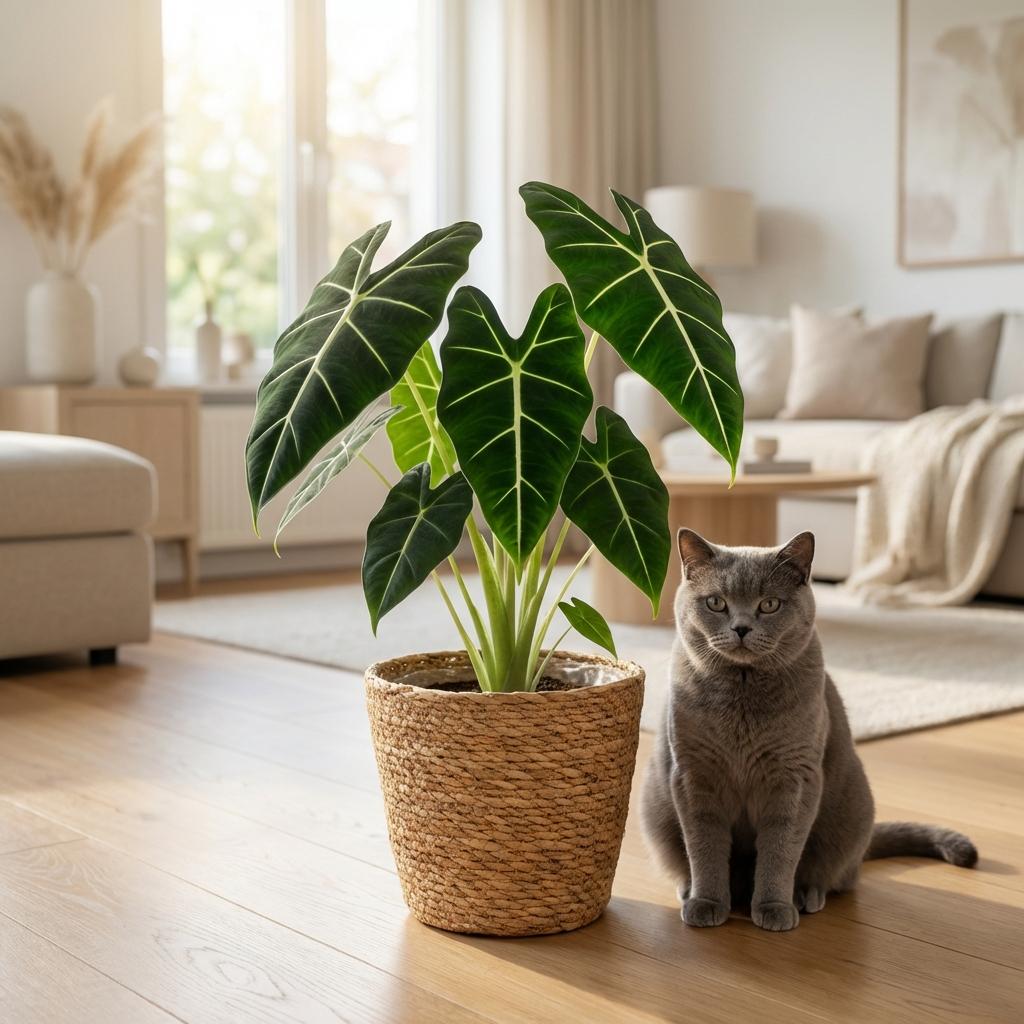 Alocasia Frydek – Oreille d'éléphant veloutée | Pot 19 cm
