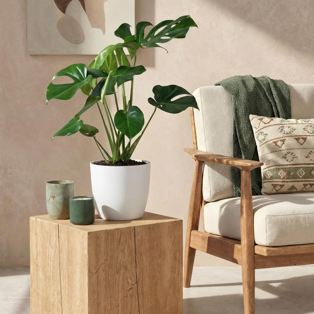 Monstera Deliciosa – Plante trouée | Grande taille, Pot 21 cm