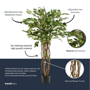 Ficus Liane Arbuste plante artificielle