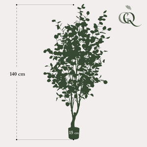 Kunstplant - Eucalipto - Gomboom Azul - 140cm - 140
